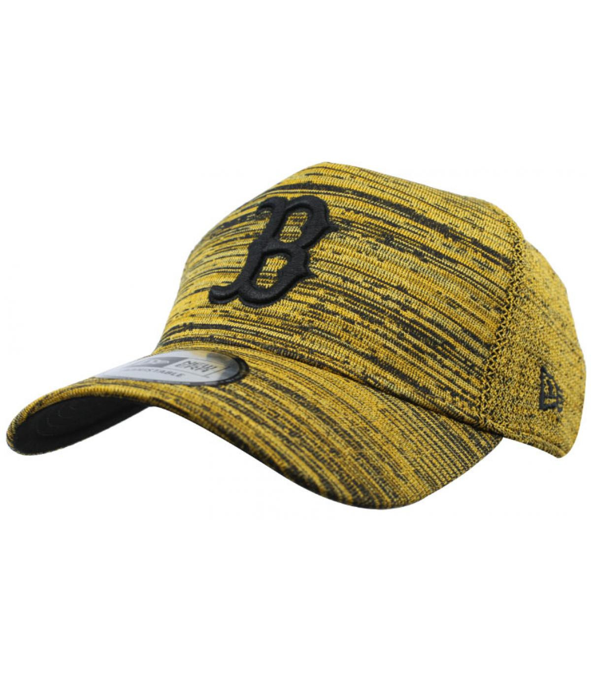 Casquette Engineered Fit A Frame Boston yellow black New Era